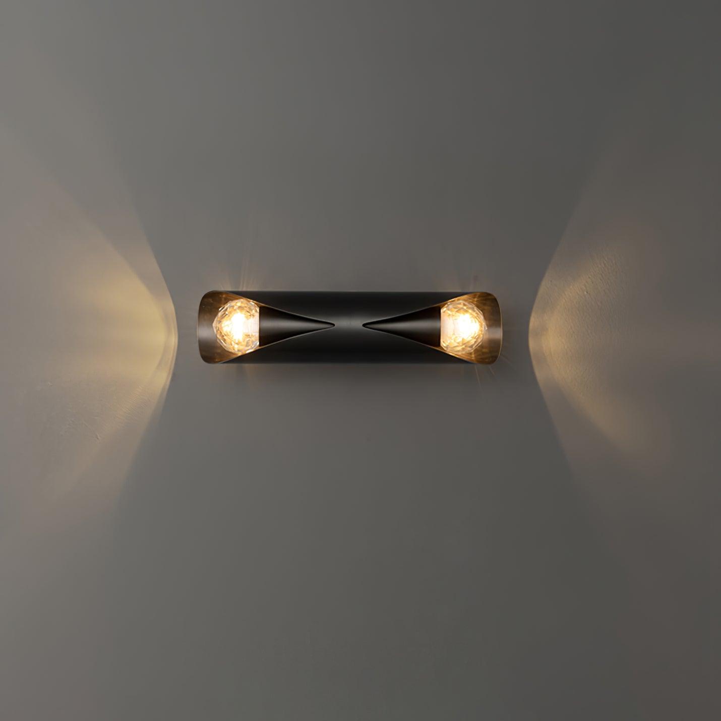 Avynila Modern Minimalist Diamonds Brass Wall Lamp - Letslighting