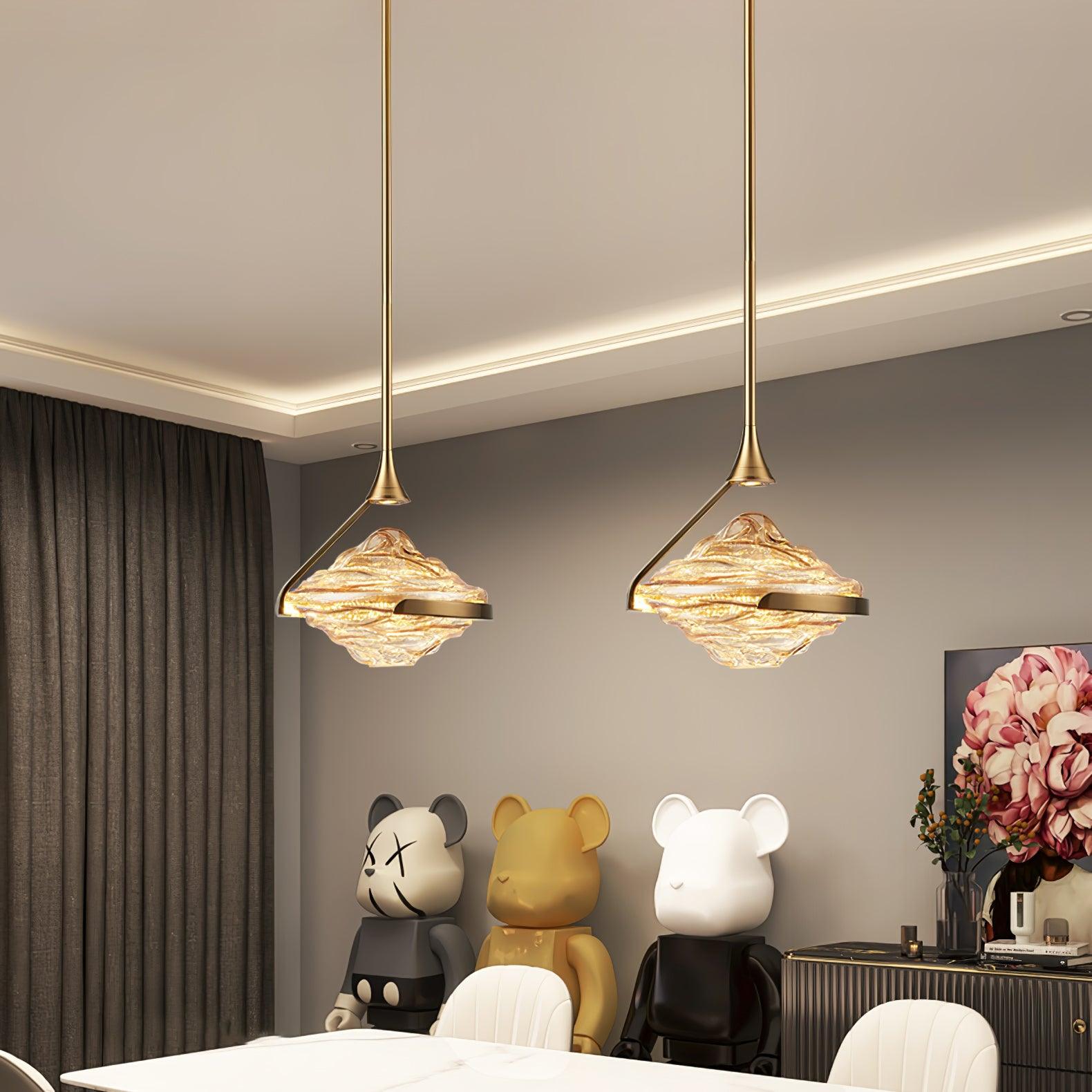 Celestia Diamond Crystal Pendant Lamp - Letslighting