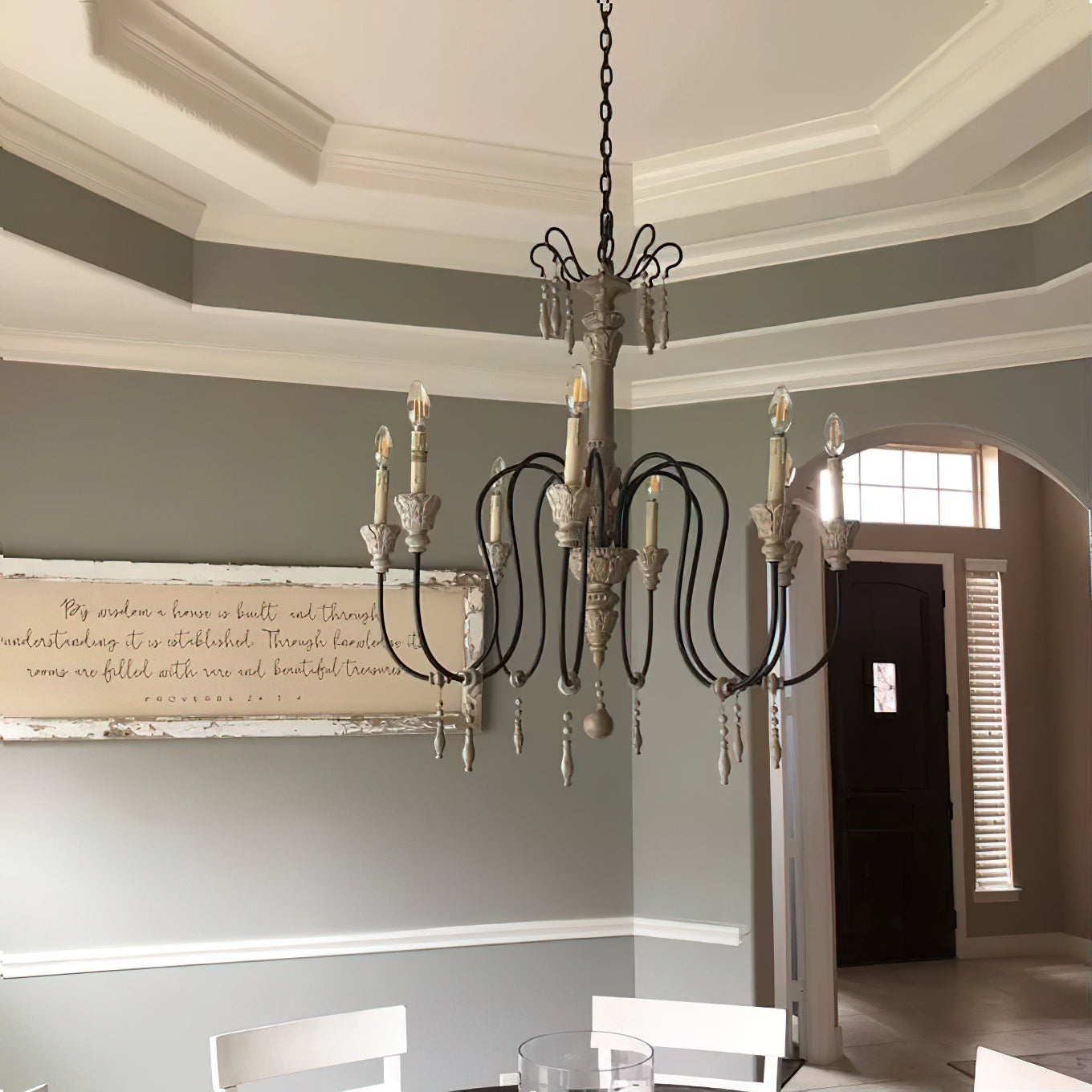 Epoch Postmodern Luxury Wood Chandelier - Letslighting
