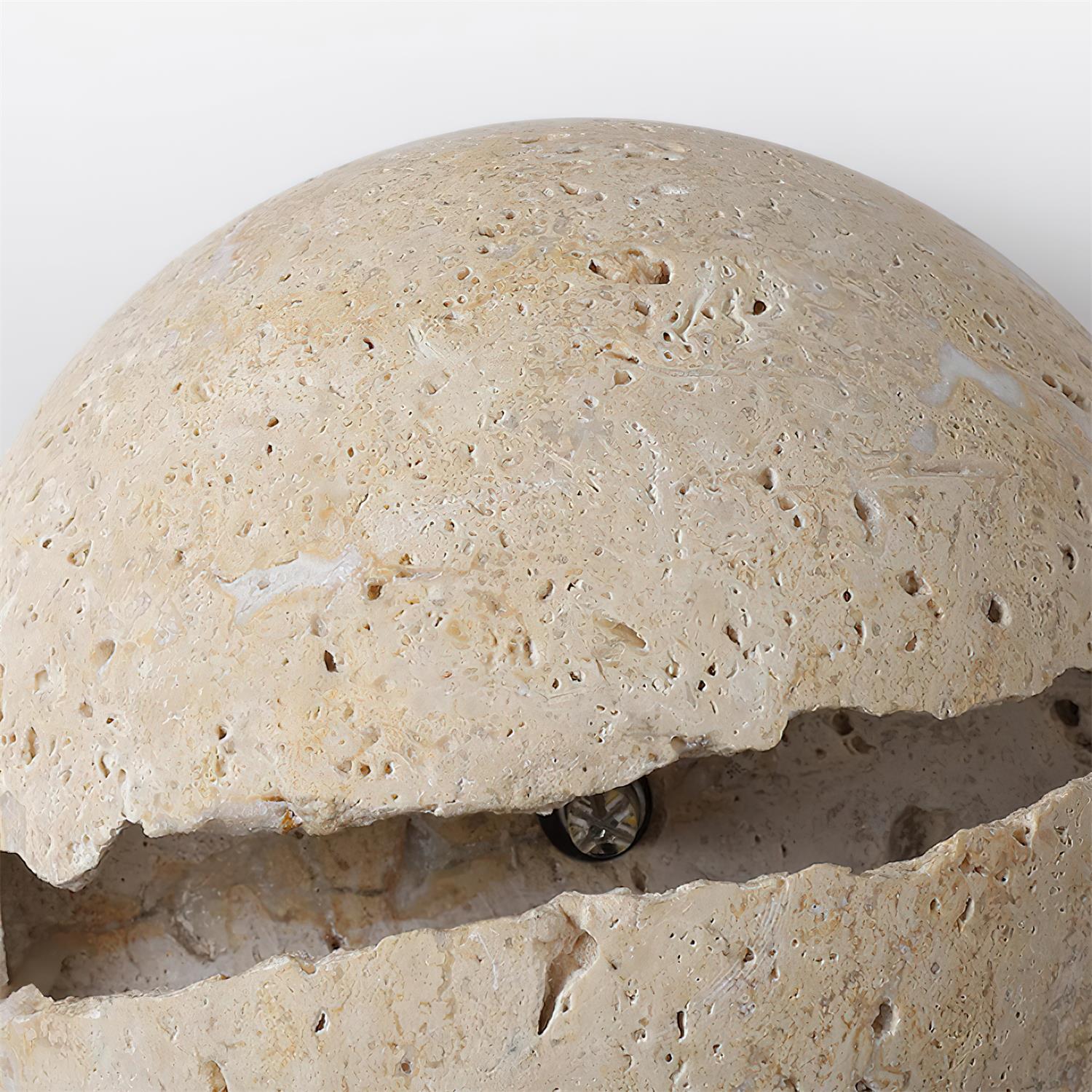 Dinosaur Egg Travertine Wall Lamp - Letslighting