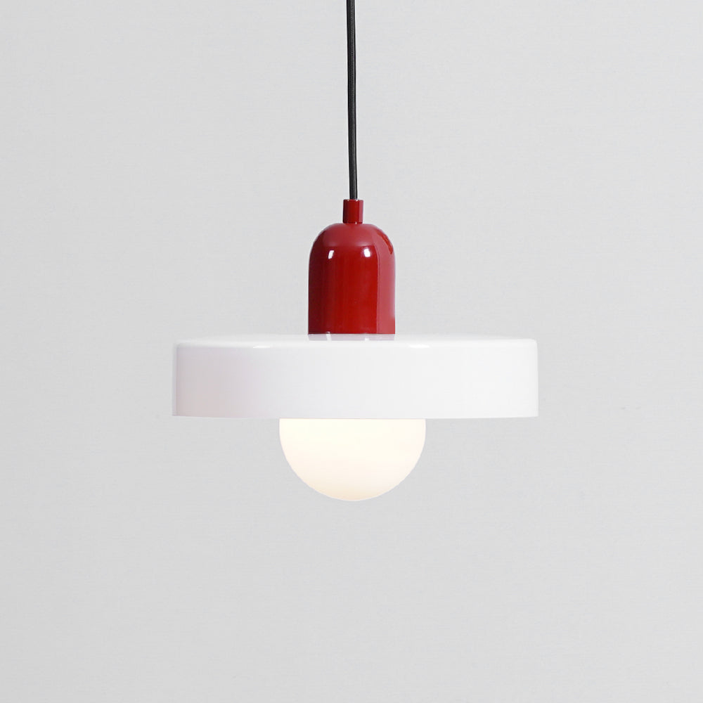 Ideal Modern Minimalist Disc Orb Glass Pendant Light - Letslighting