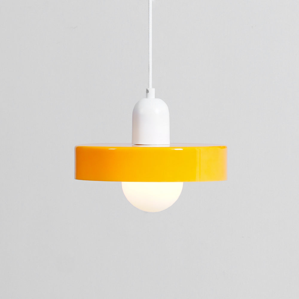 Ideal Modern Minimalist Disc Orb Glass Pendant Light - Letslighting