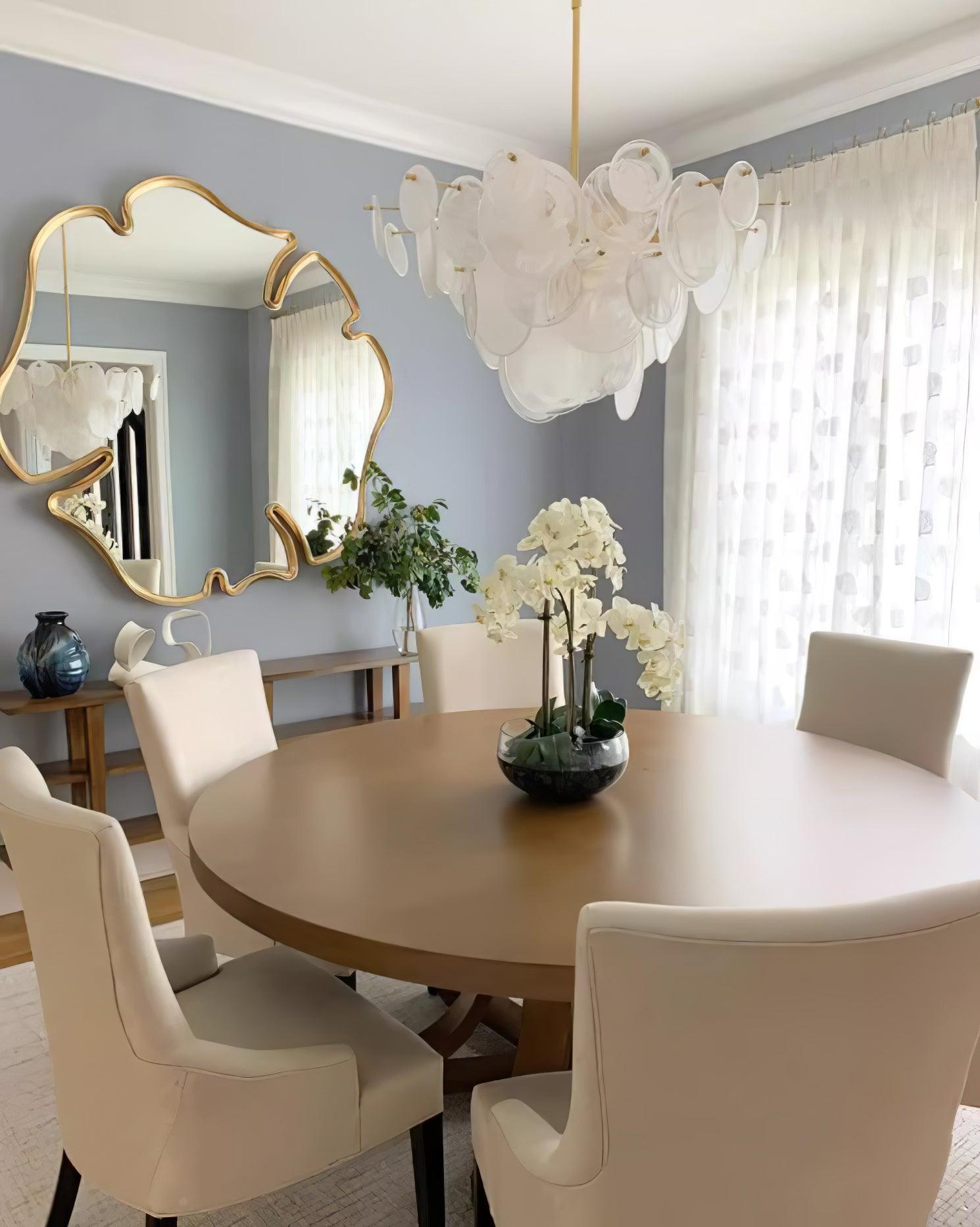 Olvynis Postmodern Luxury Discs Brass Glass Chandelier - Letslighting