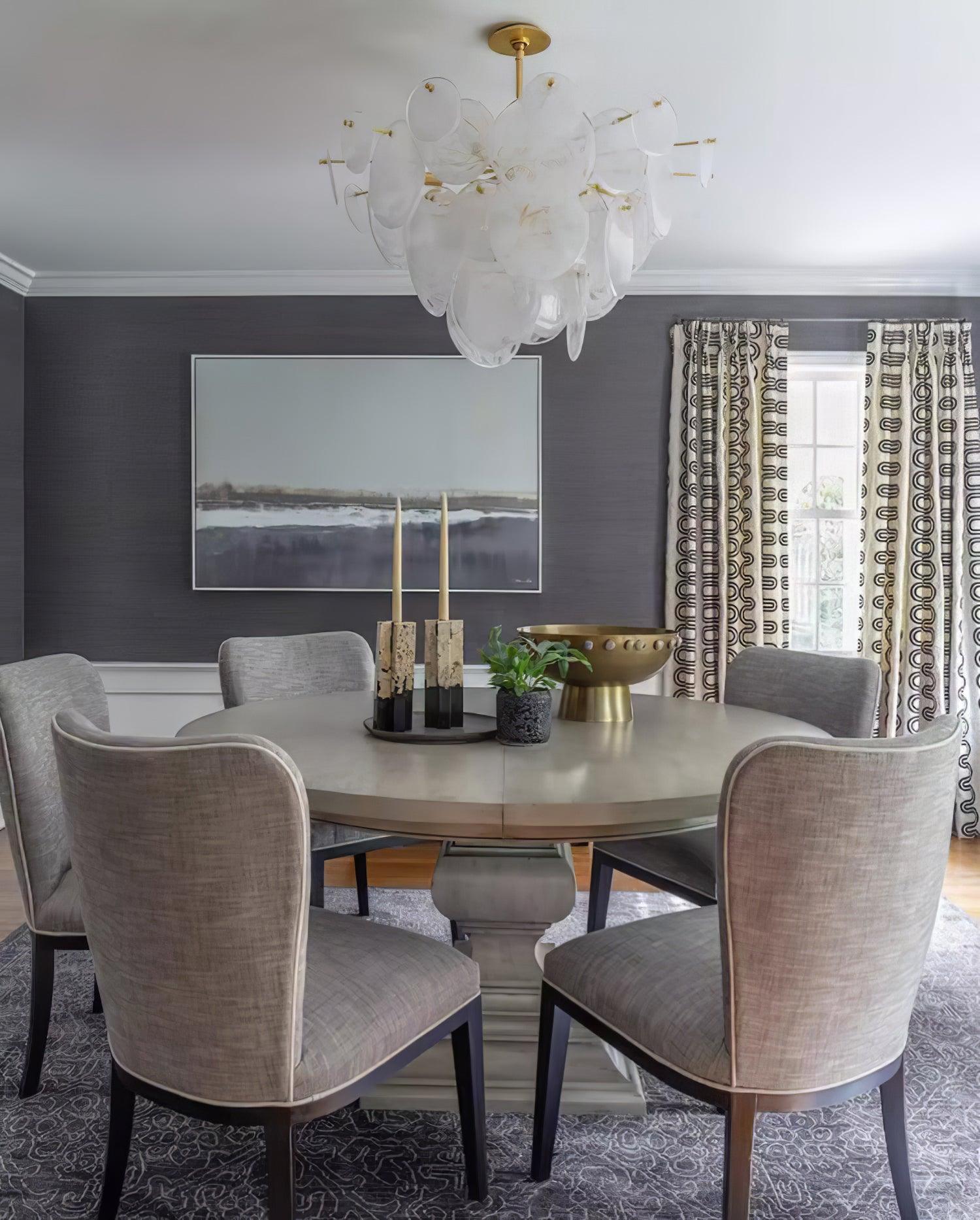 Olvynis Postmodern Luxury Discs Brass Glass Chandelier - Letslighting