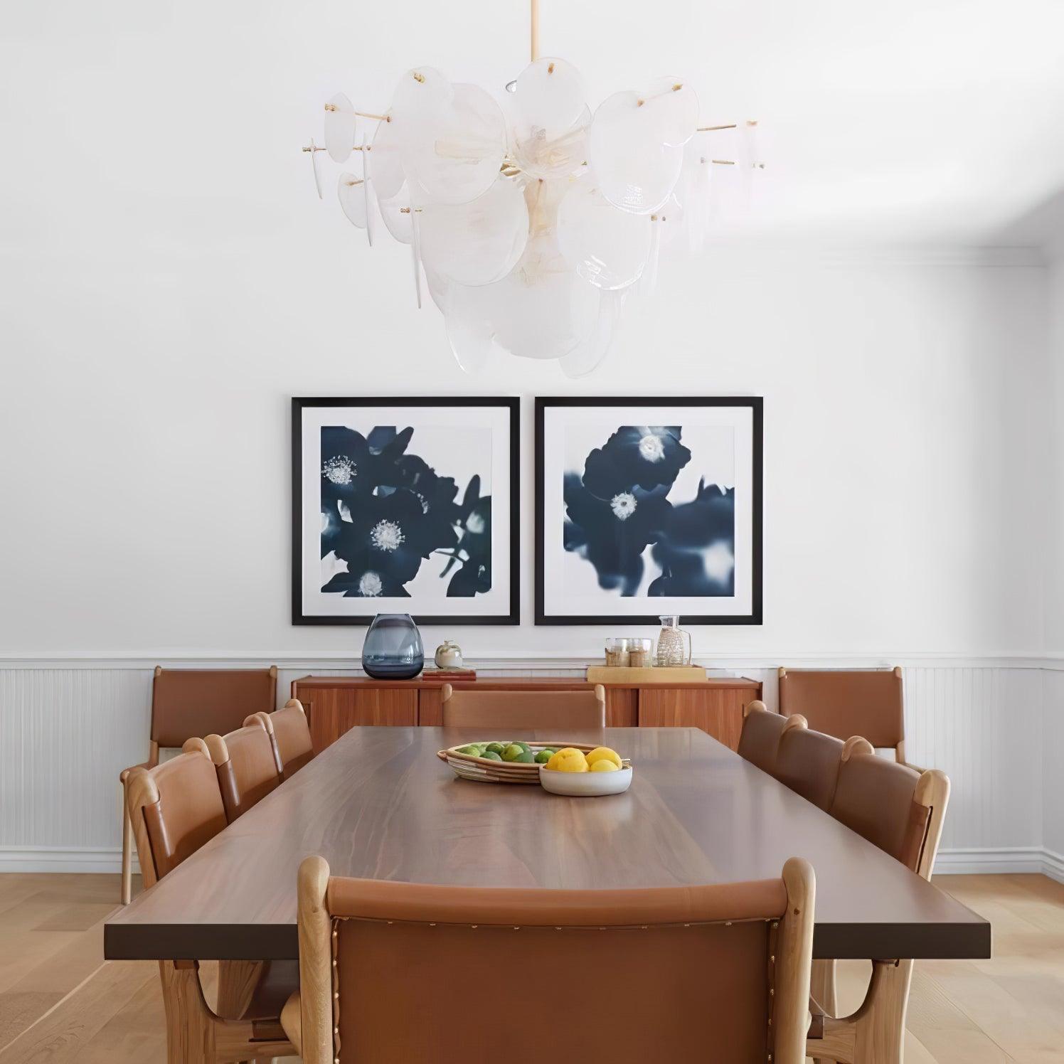Olvynis Postmodern Luxury Discs Brass Glass Chandelier - Letslighting