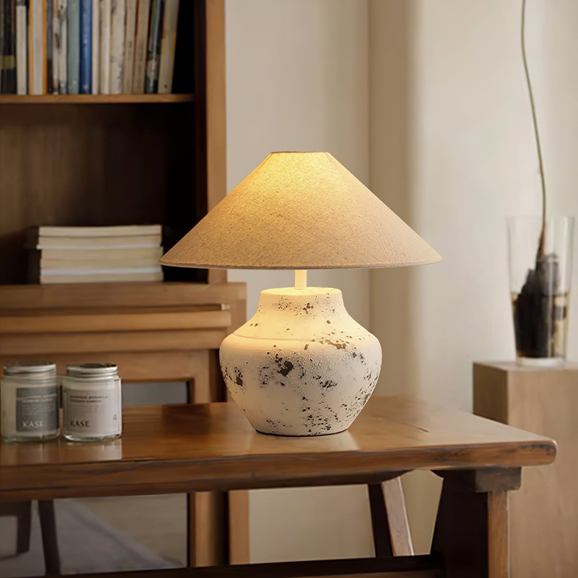 Atticus Modern Ceramics Table Lamp - Letslighting
