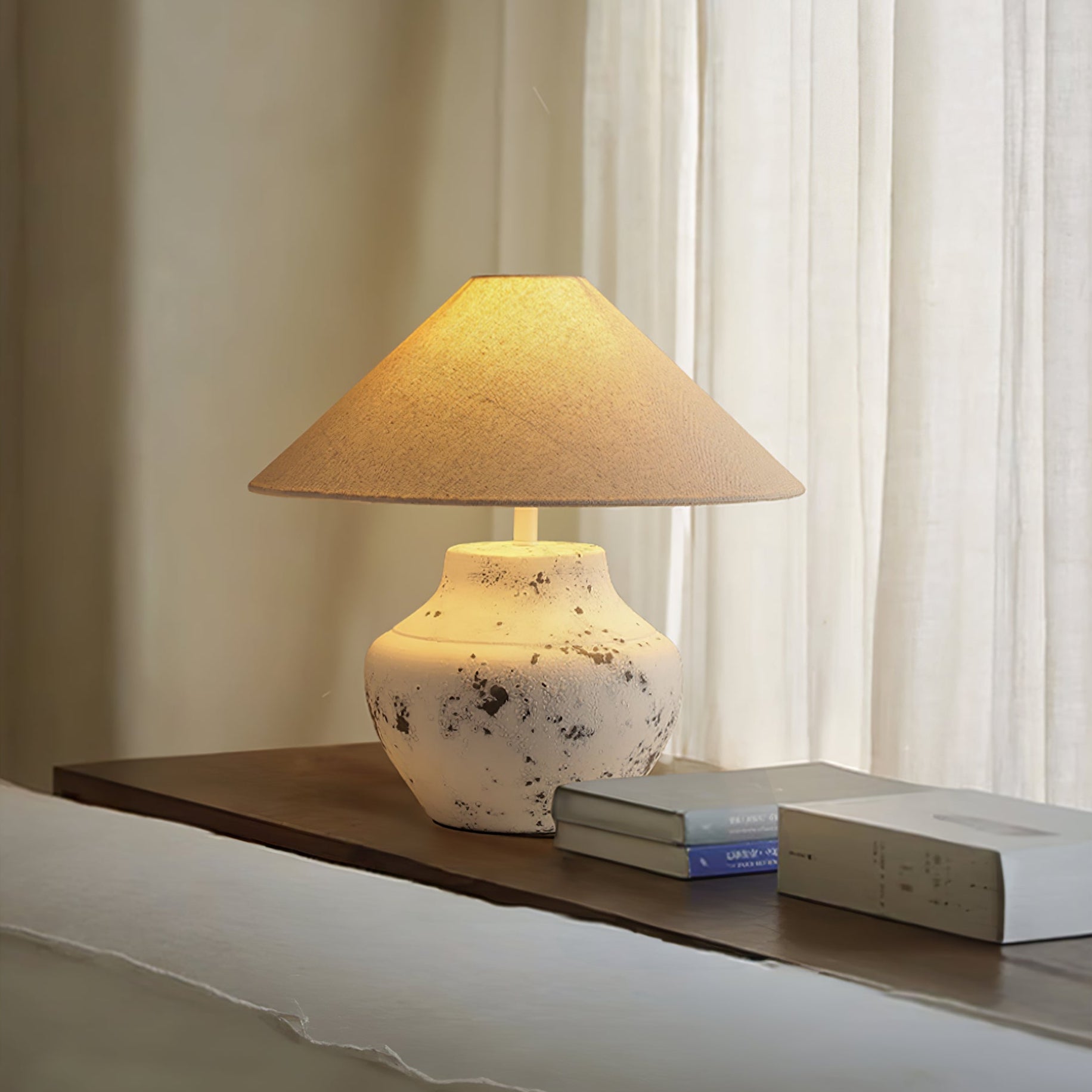 Atticus Modern Ceramics Table Lamp - Letslighting