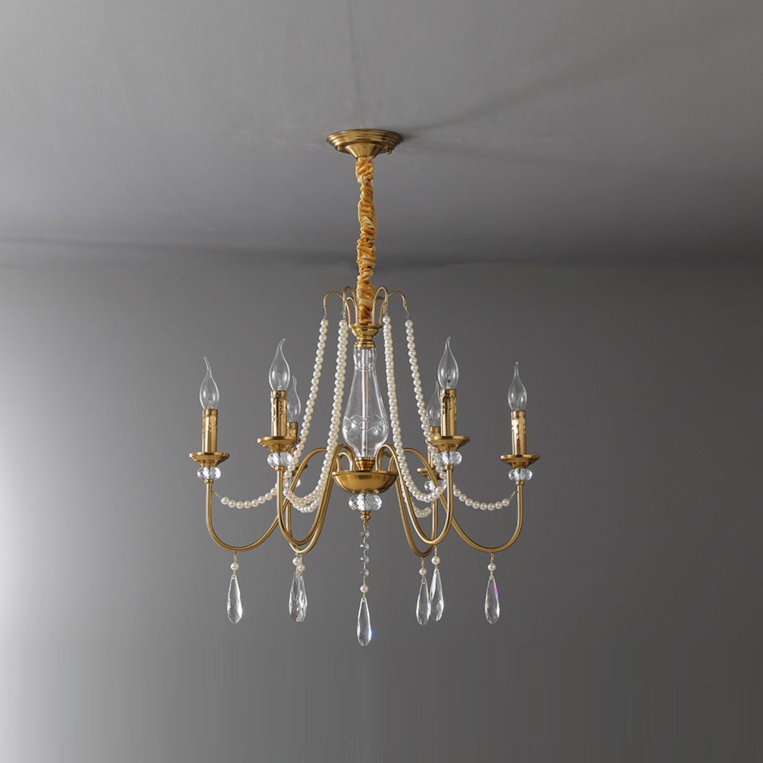 Mote Postmodern Luxury Brass Crystal Chandelier - Letslighting