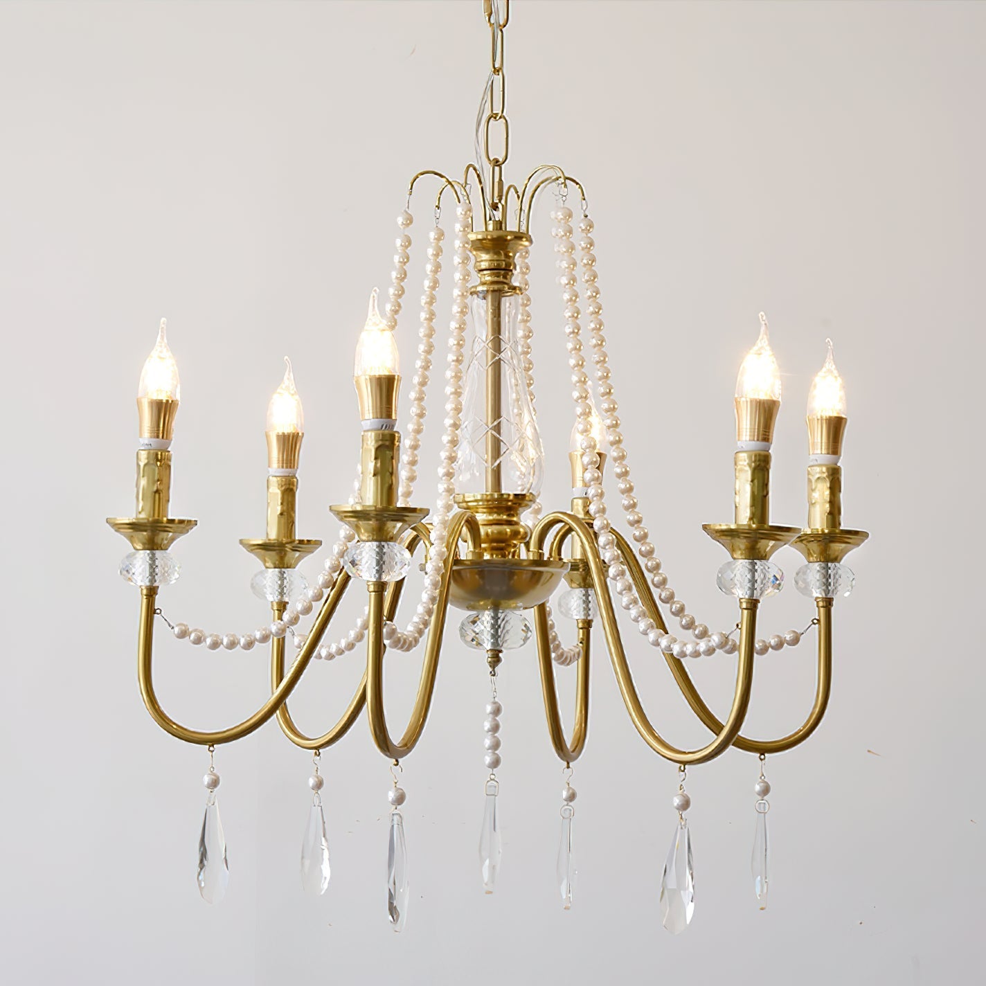Mote Postmodern Luxury Brass Crystal Chandelier - Letslighting