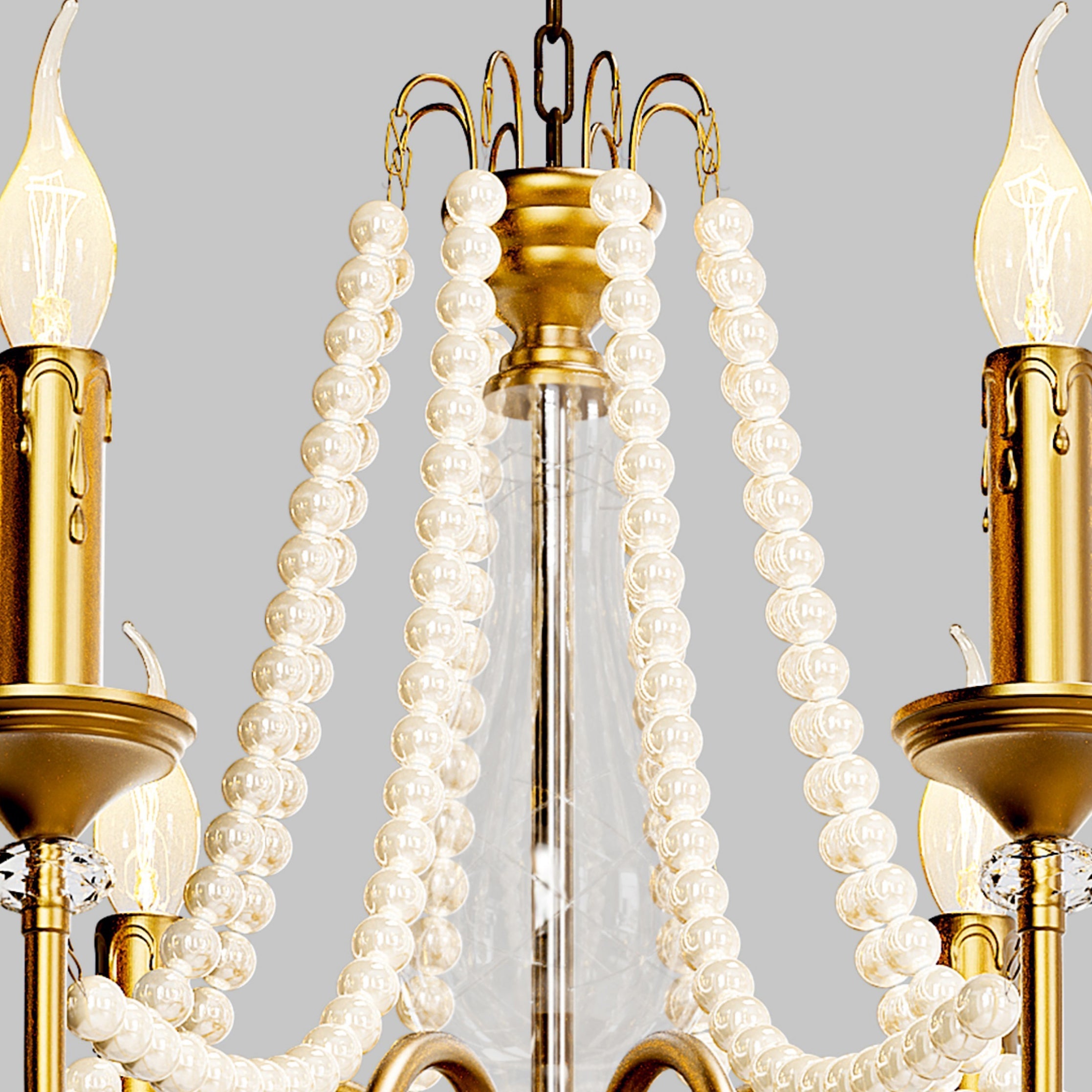 Mote Postmodern Luxury Brass Crystal Chandelier - Letslighting
