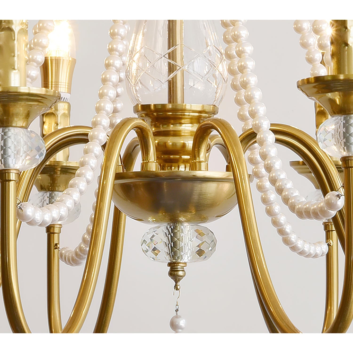 Mote Postmodern Luxury Brass Crystal Chandelier - Letslighting