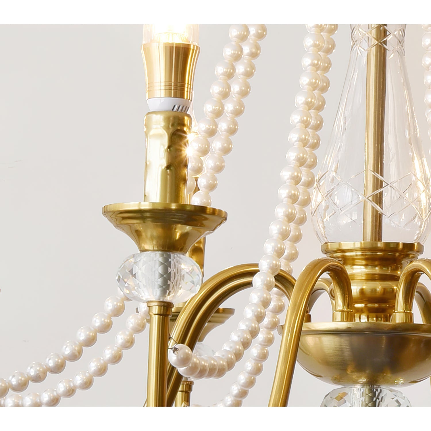 Mote Postmodern Luxury Brass Crystal Chandelier - Letslighting