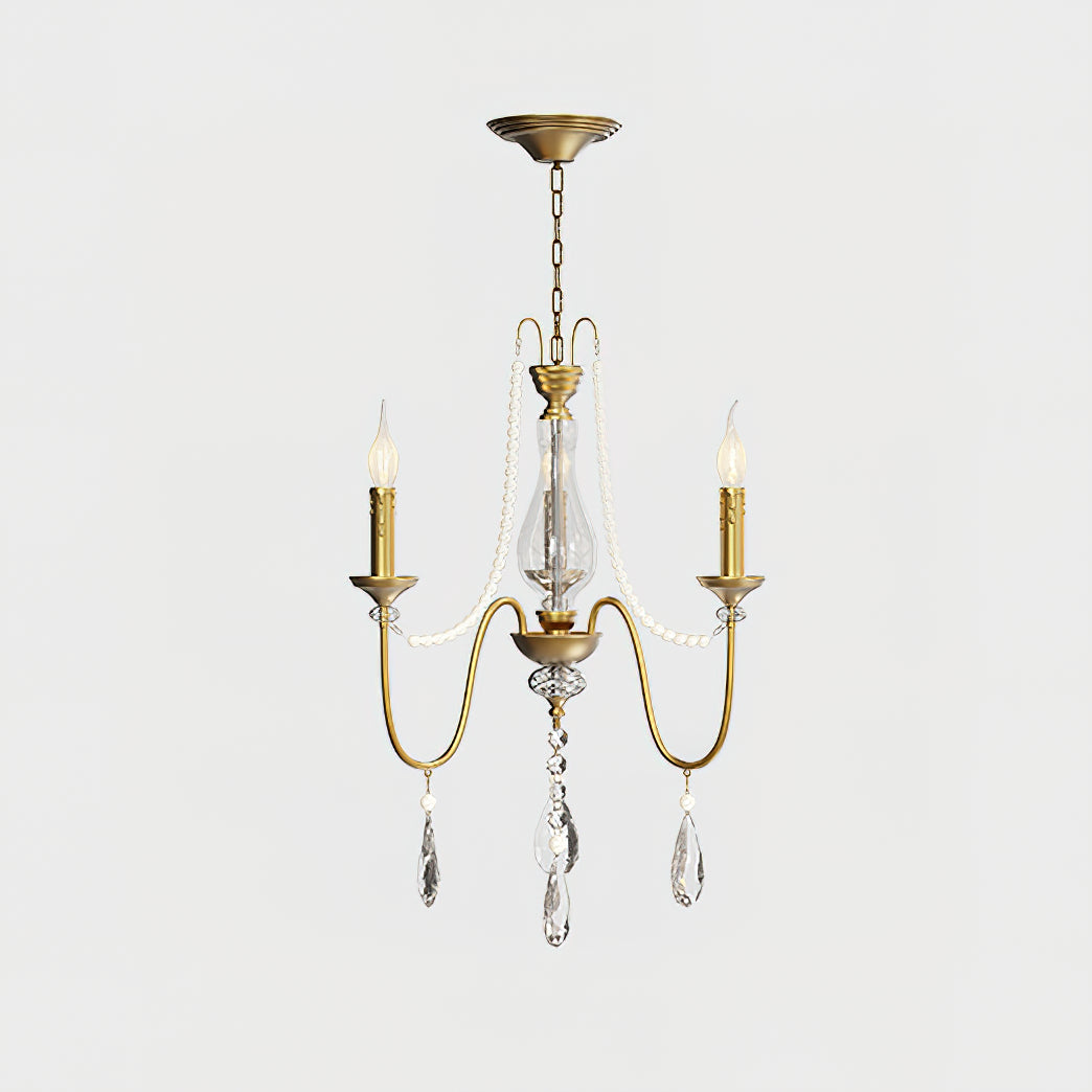 Mote Postmodern Luxury Brass Crystal Chandelier - Letslighting