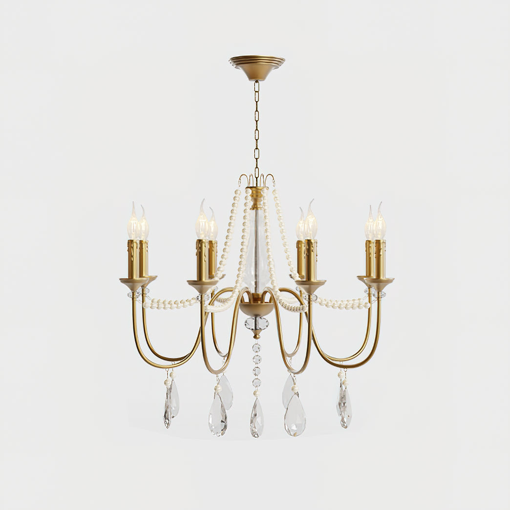 Mote Postmodern Luxury Brass Crystal Chandelier - Letslighting