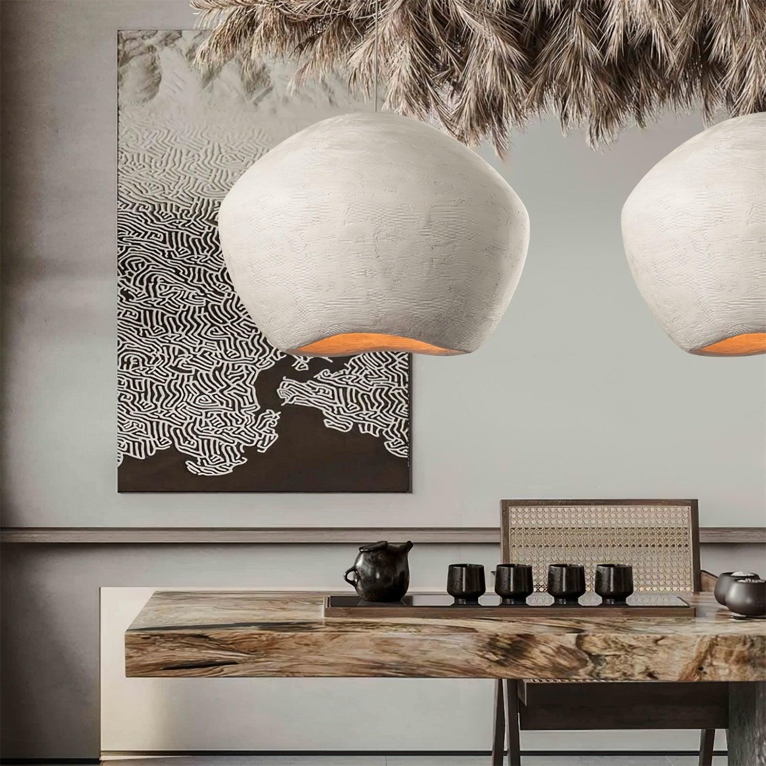 Aursore Modern Minimalist Nordic Dome Composite Pendant Lamp - Letslighting