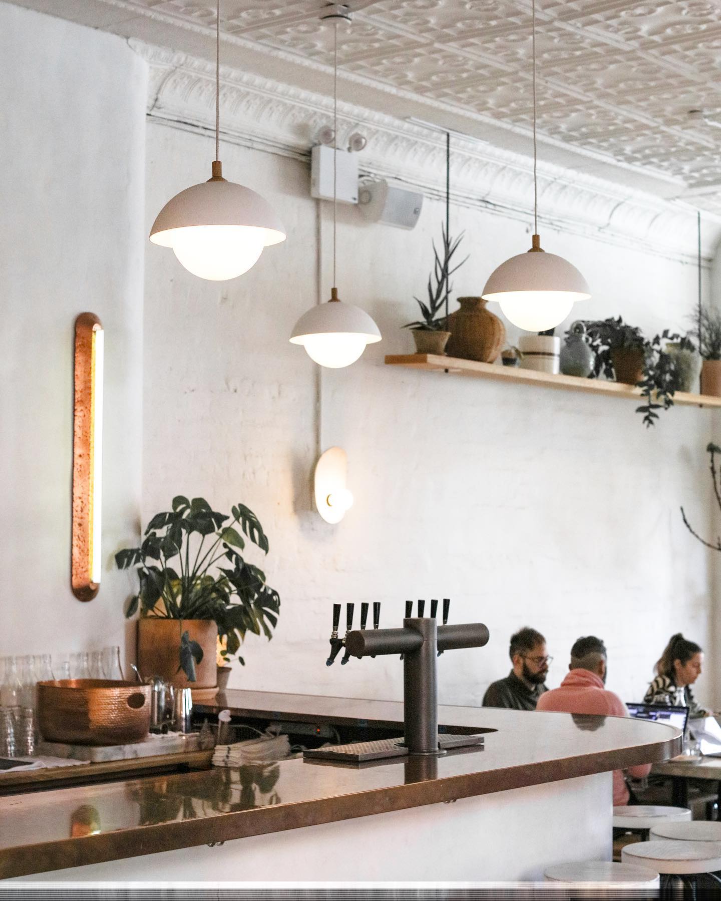 Pith Modern Minimalist Dome Perforated Wooden Pendant Lamp - Letslighting
