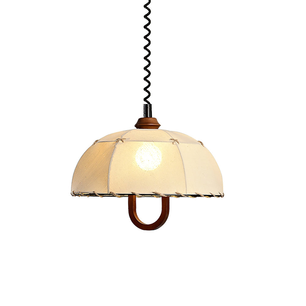 Domea Pendant Lamp Fabric Umbrella Shade - Letslighting
