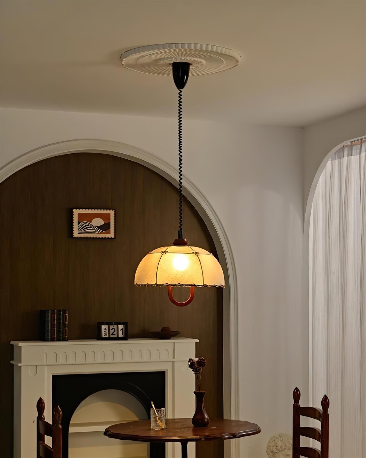 Domea Pendant Lamp Fabric Umbrella Shade - Letslighting