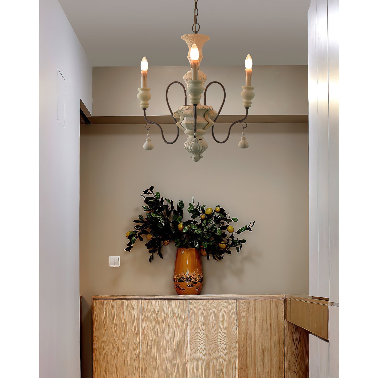 Quartz Postmodern Luxury Country Wooden Chandelier - Letslighting