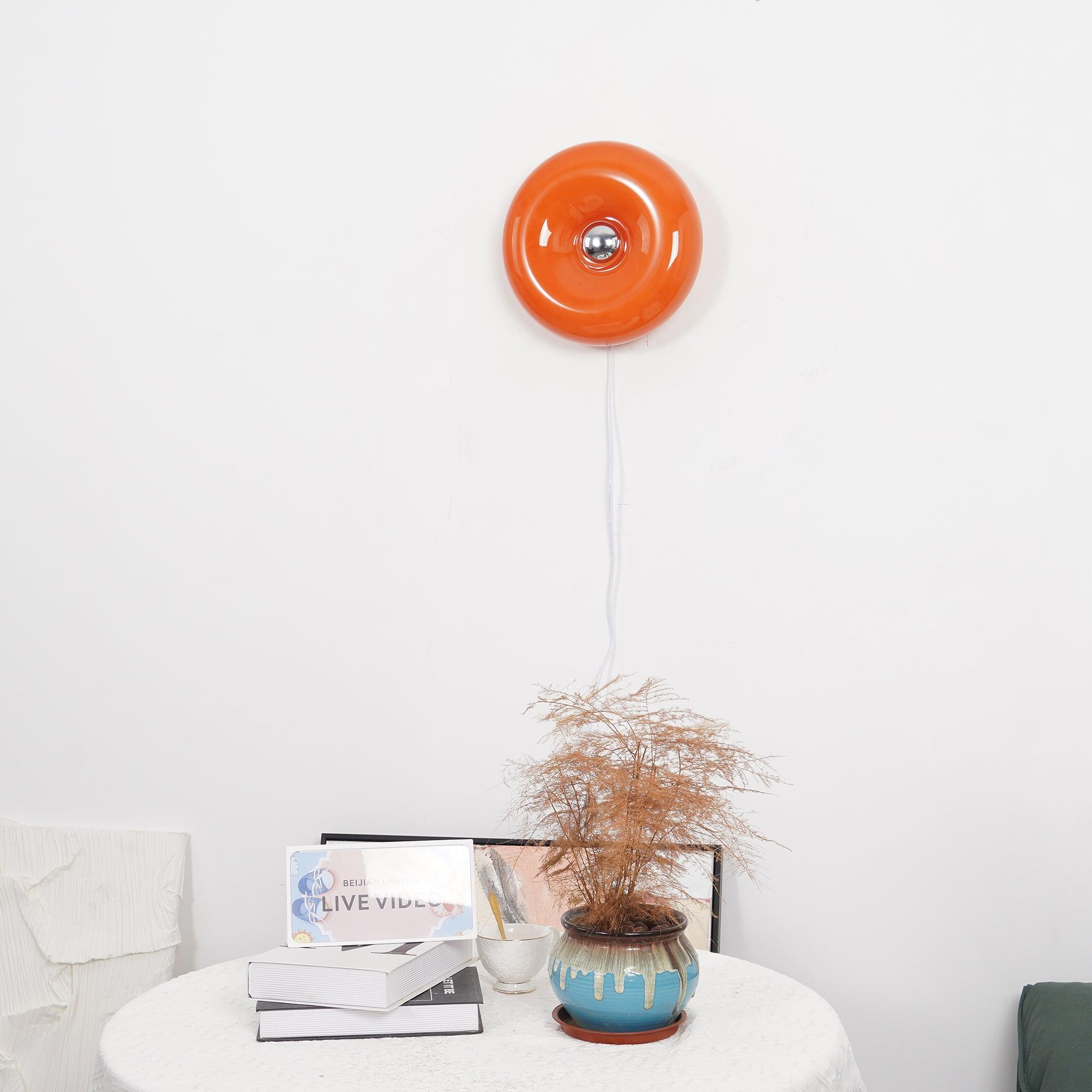 Donuts Retro Orange Wall Lamp - Letslighting