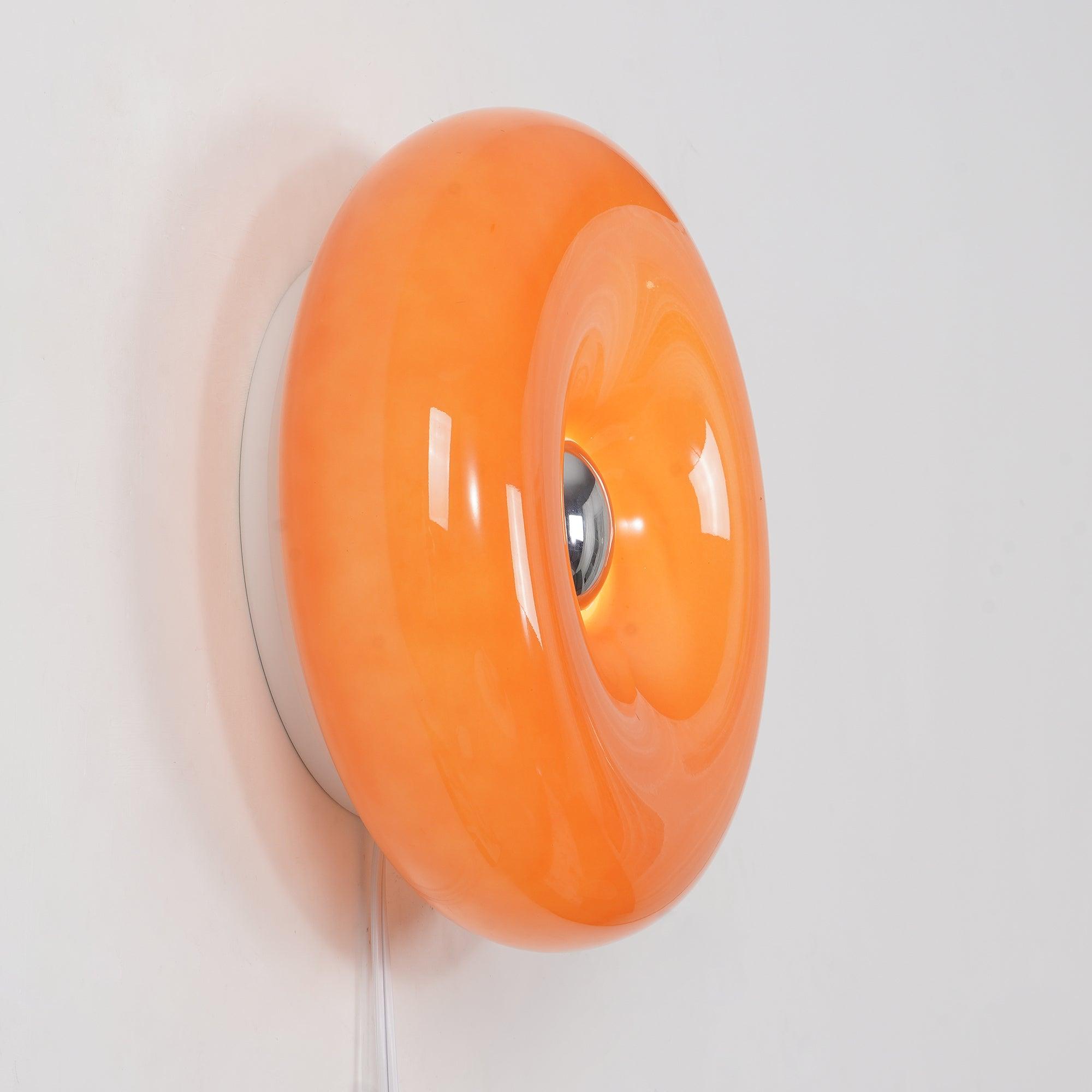 Donuts Retro Orange Wall Lamp - Letslighting