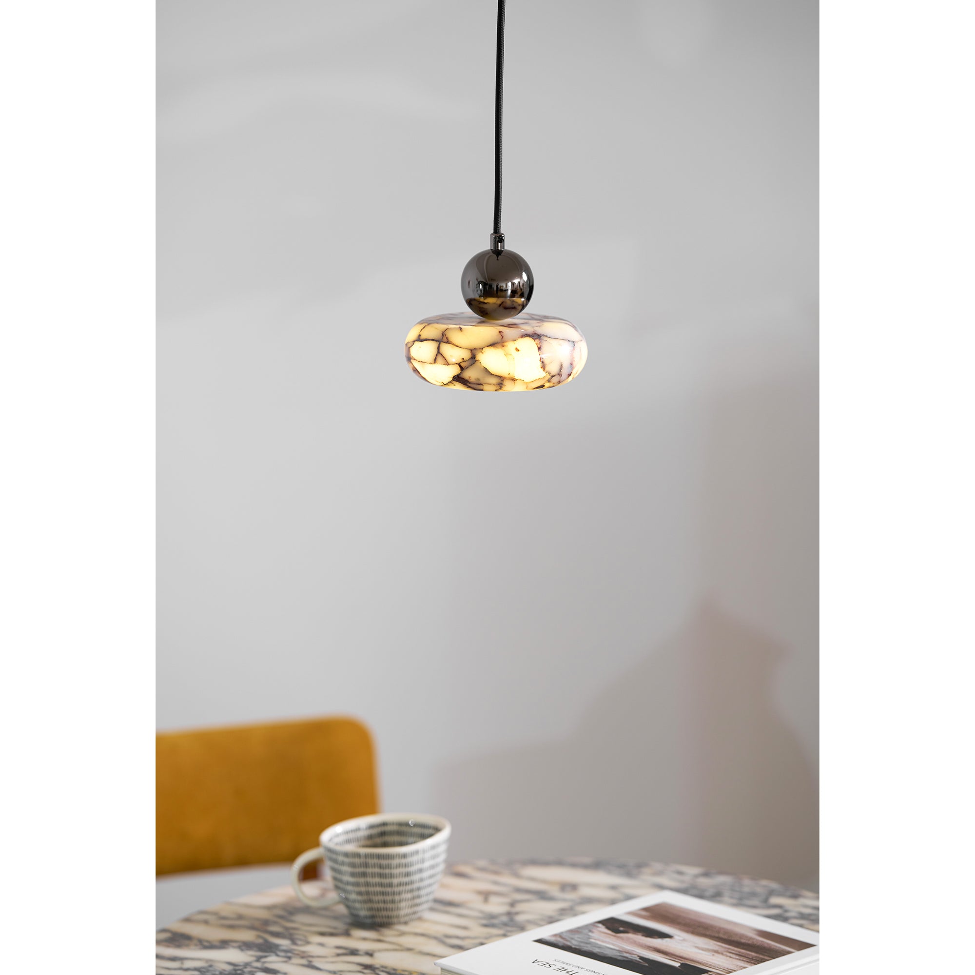 Ridge Modern Minimalist Marble Pendant Lamp - Letslighting