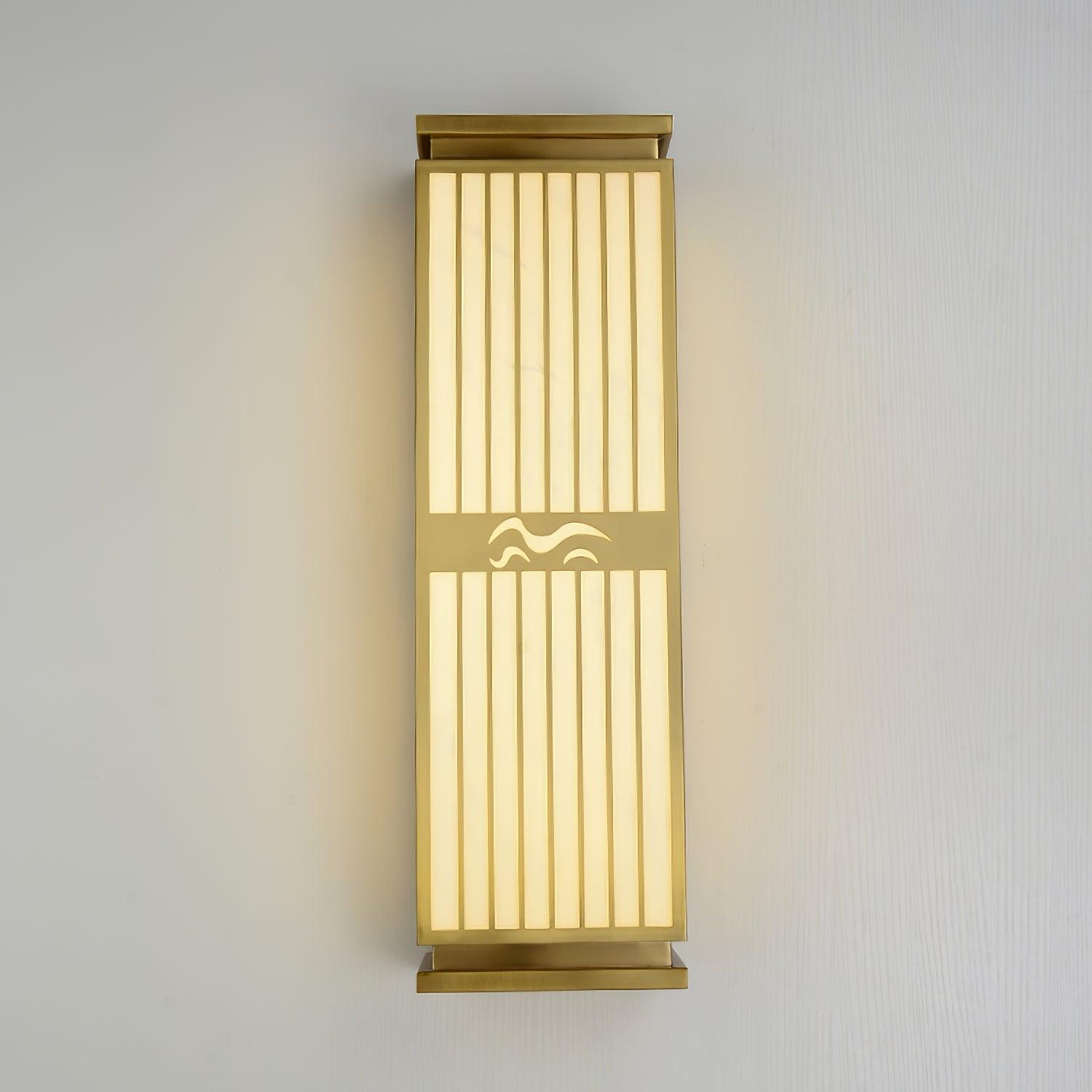 Lustra Wall Light Brass Oriental for Entryway - Letslighting