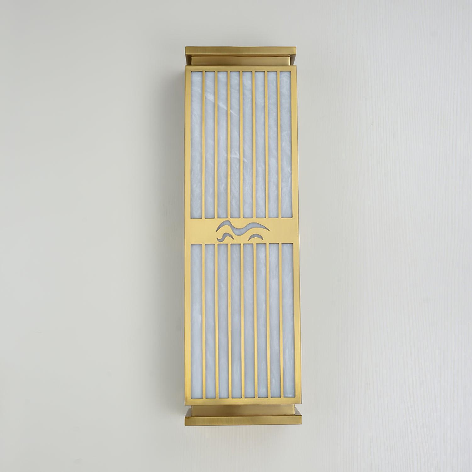 Lustra Wall Light Brass Oriental for Entryway - Letslighting