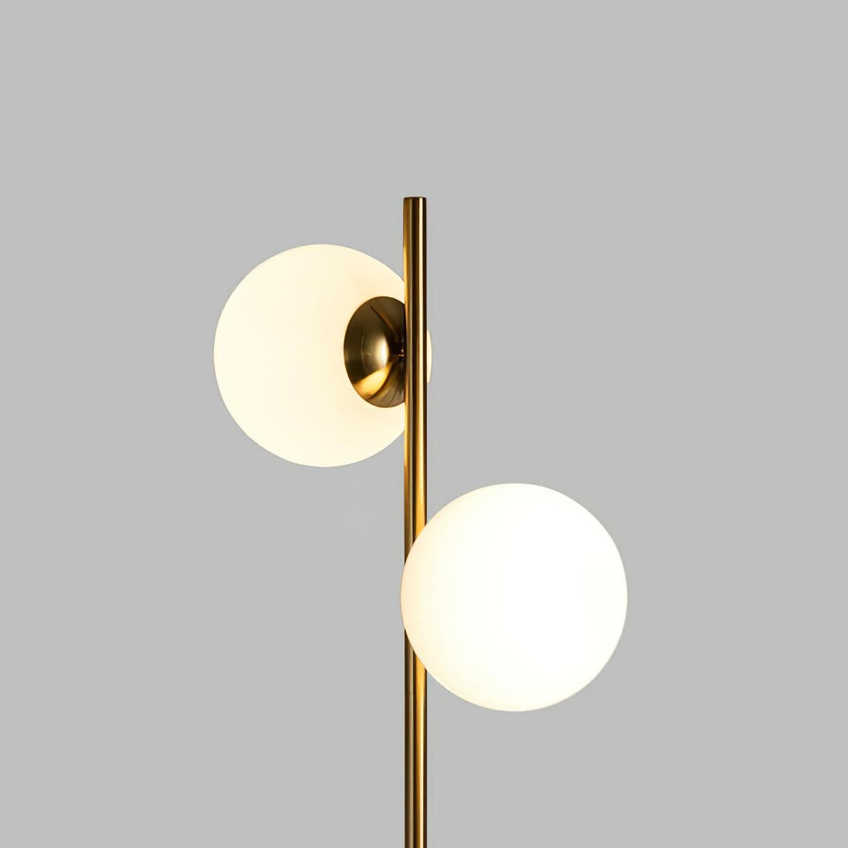 Myliryre Mid Century Brass Floor Lamp - Letslighting