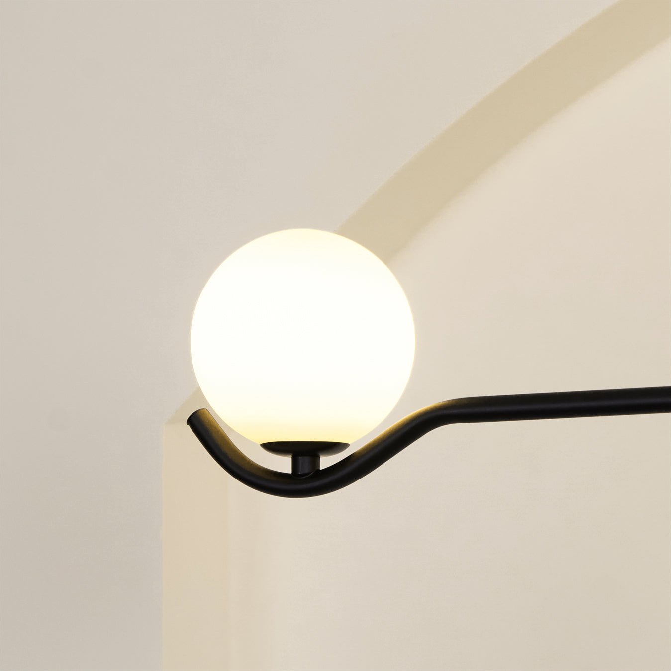 Lustra Pendant Lamp Frame Black Glass - Letslighting
