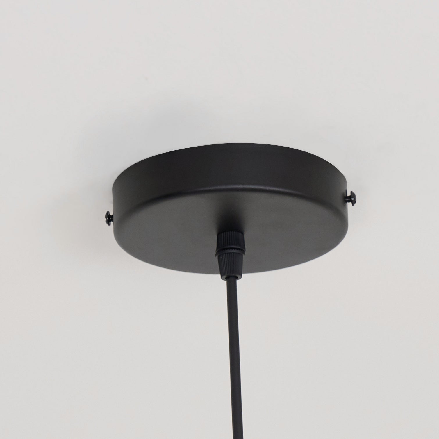 Lustra Pendant Lamp Frame Black Glass - Letslighting