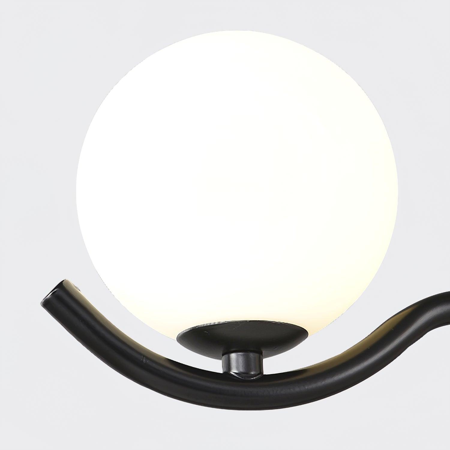 Lustra Pendant Lamp Frame Black Glass - Letslighting
