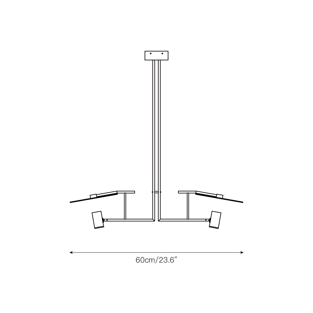 Warp Premium Elegance Linear Wooden Chandelier - Letslighting