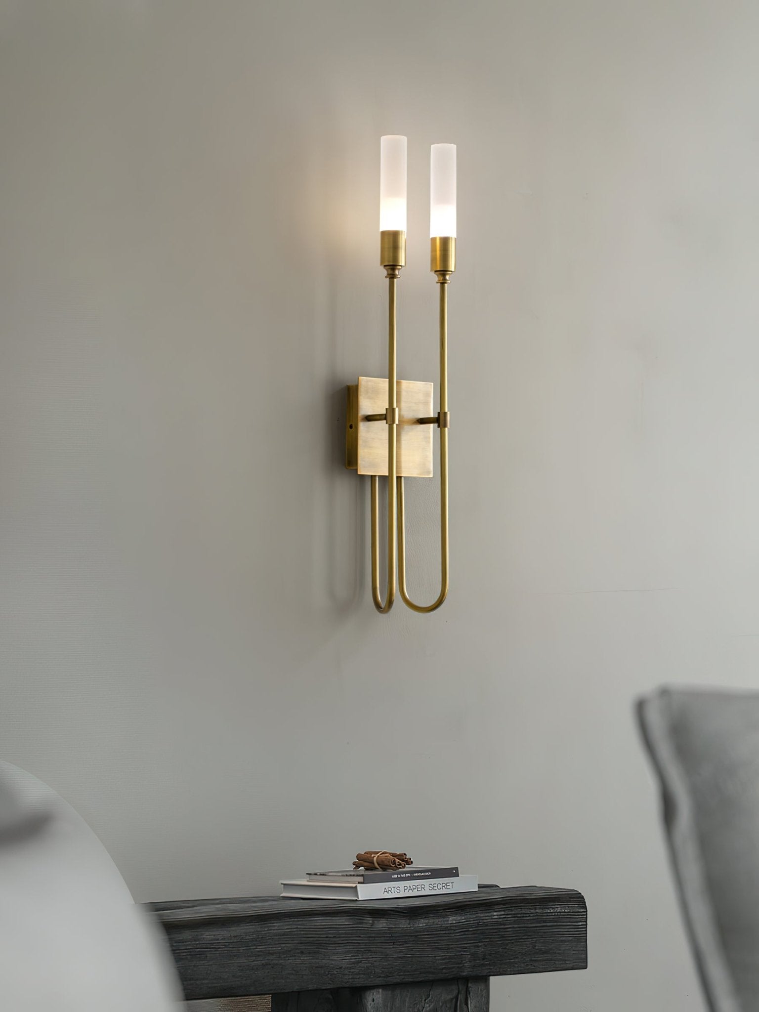 Lustra Wall Lamp Double Rod Minimalist - Letslighting