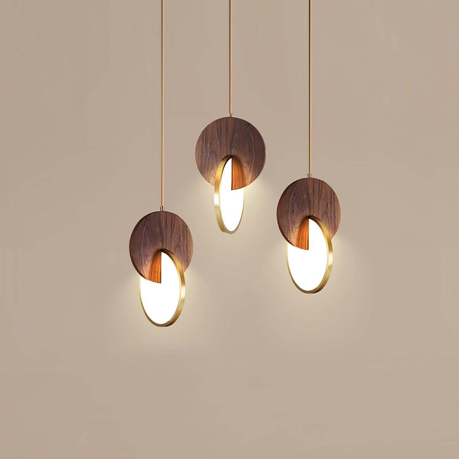 Lysola Wood Ring Pendant Light - Letslighting