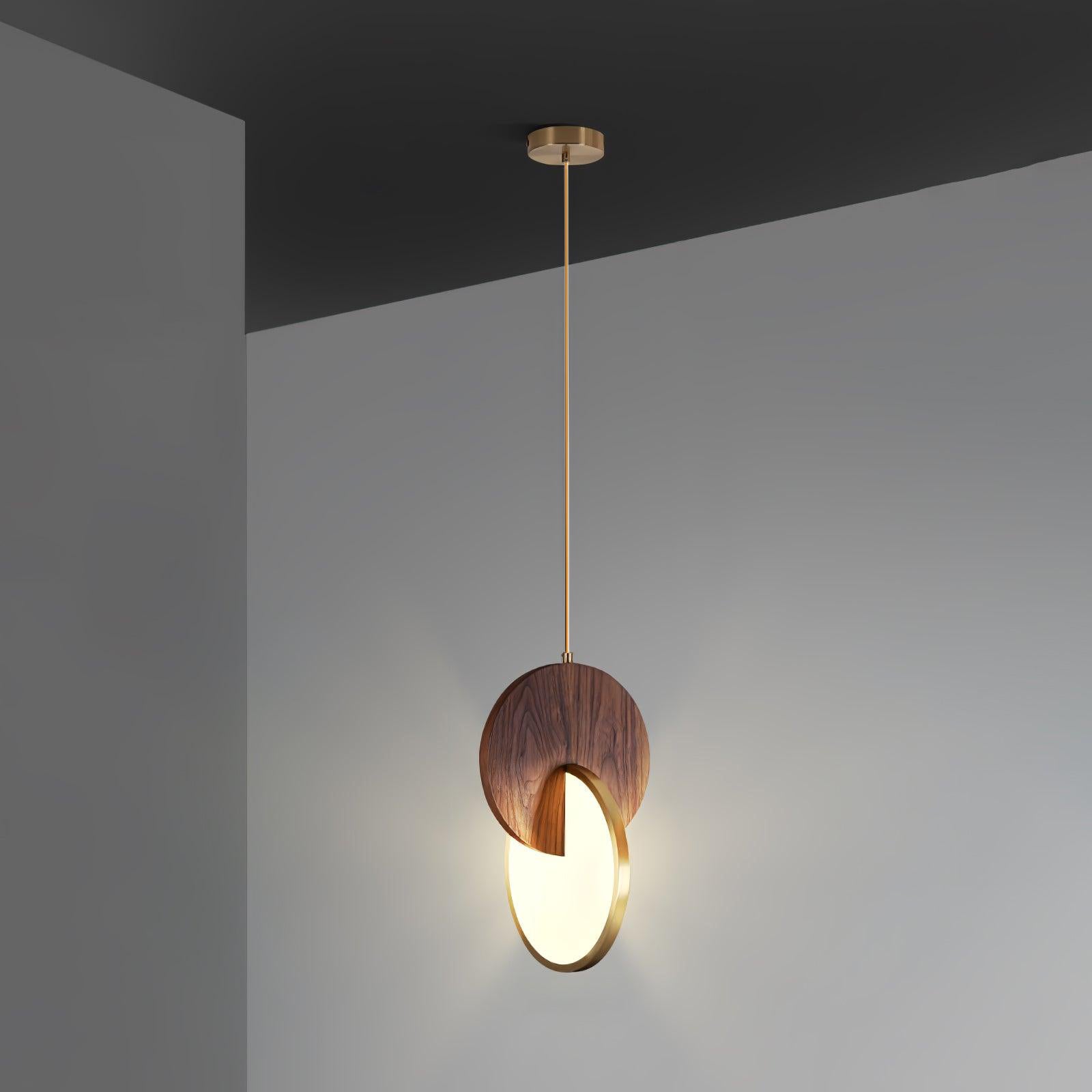 Lysola Wood Ring Pendant Light - Letslighting