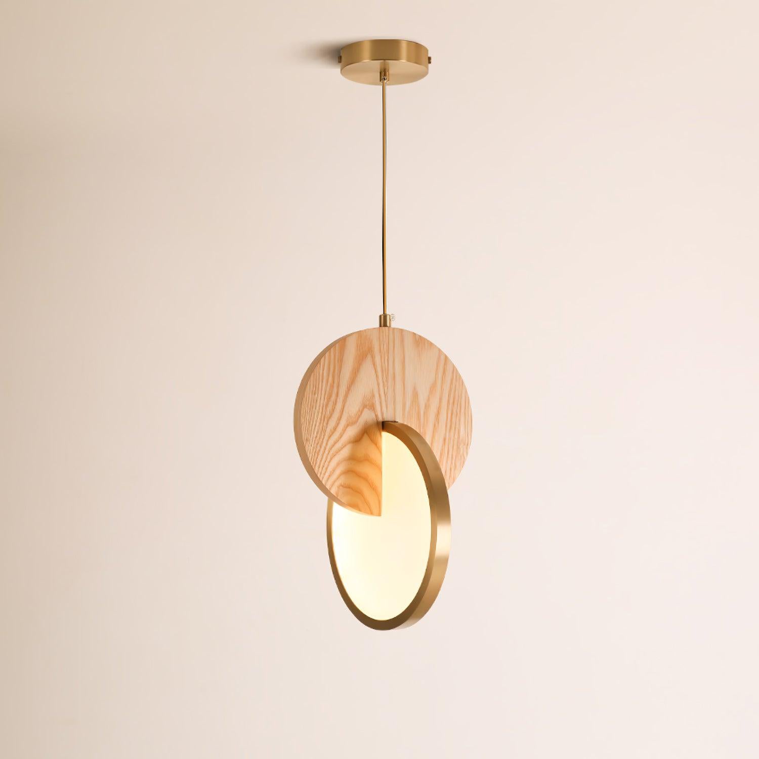 Lysola Wood Ring Pendant Light - Letslighting
