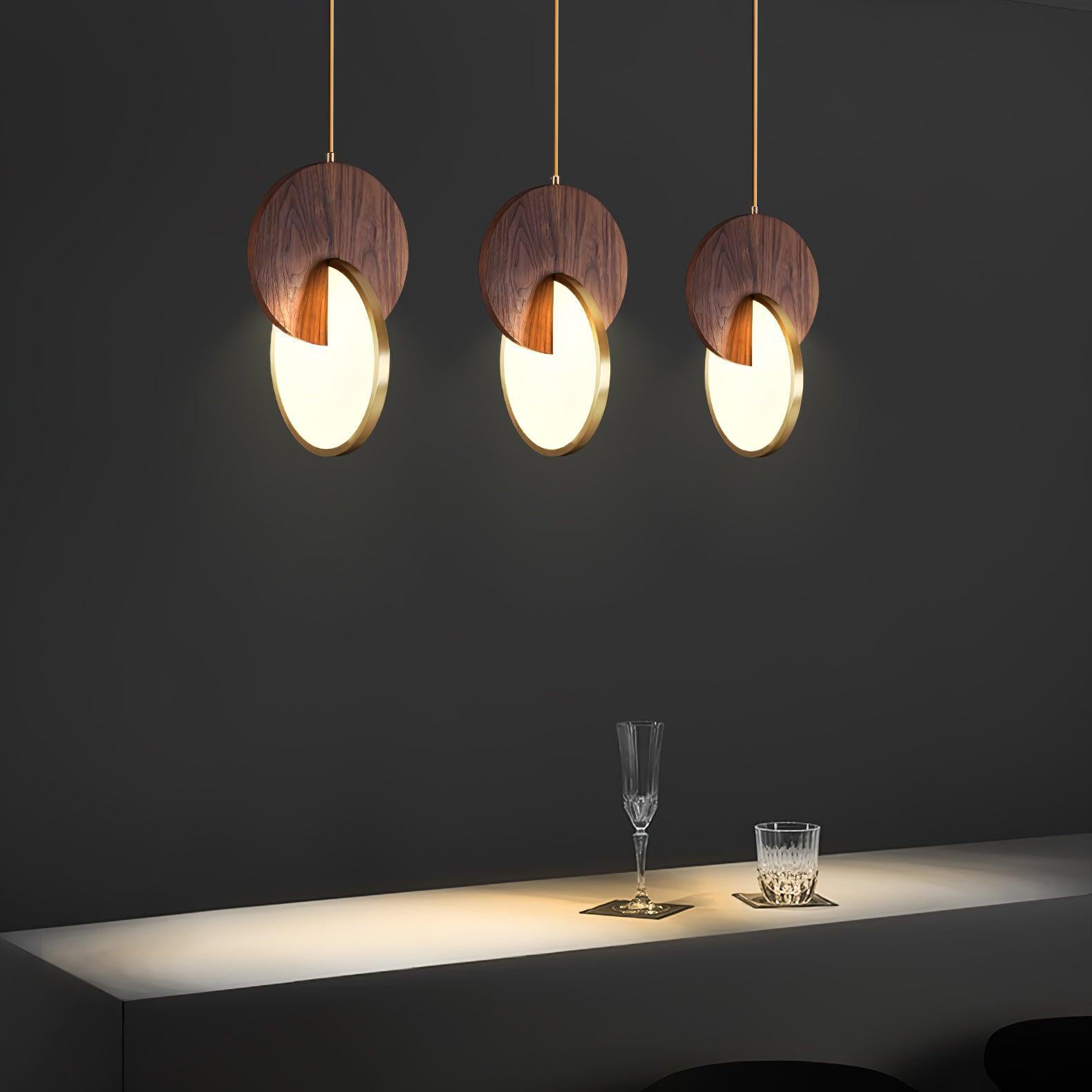 Lysola Wood Ring Pendant Light - Letslighting