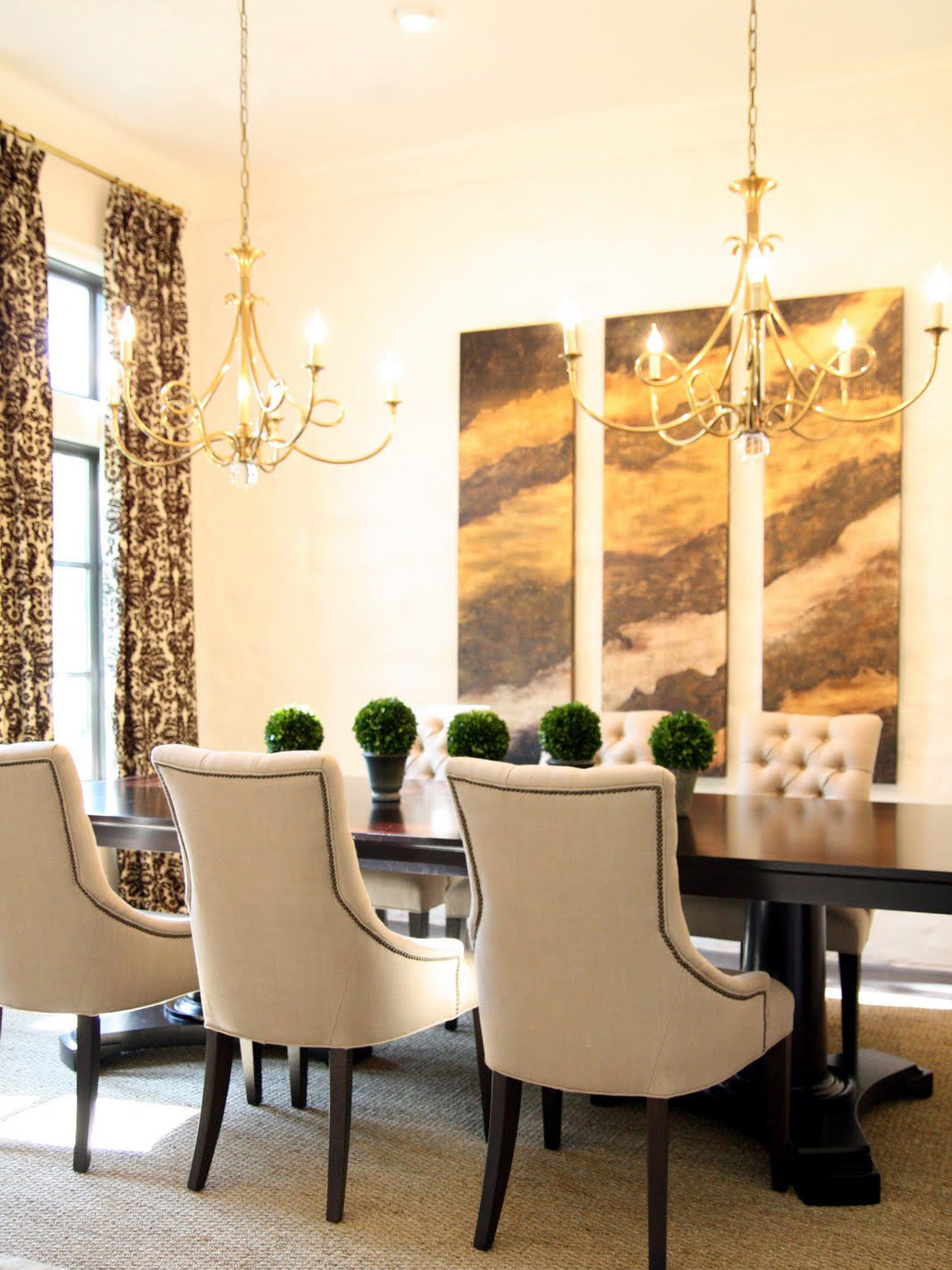 Braid Vintage Double Twist Brass Crystal Chandelier - Letslighting