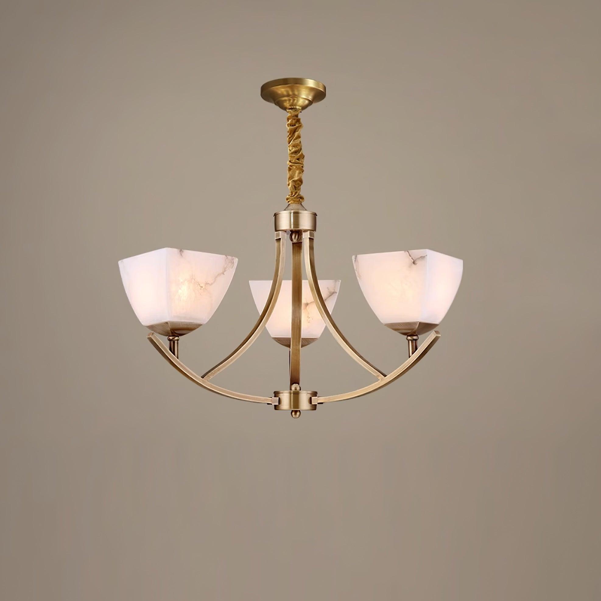 Crown Classic Brass Chandelier - Letslighting