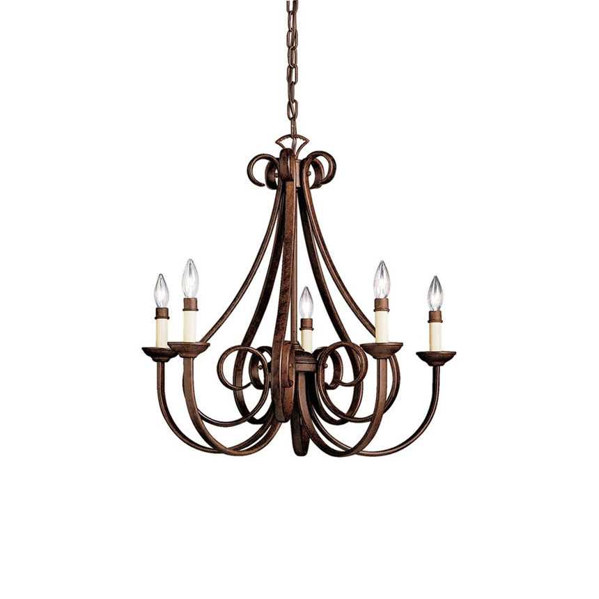 Cove Vintage Industrial Brass Chandeliers - Letslighting