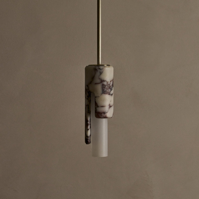 Elix Modern Minimalist Marble Glass Pendant Lamp - Letslighting