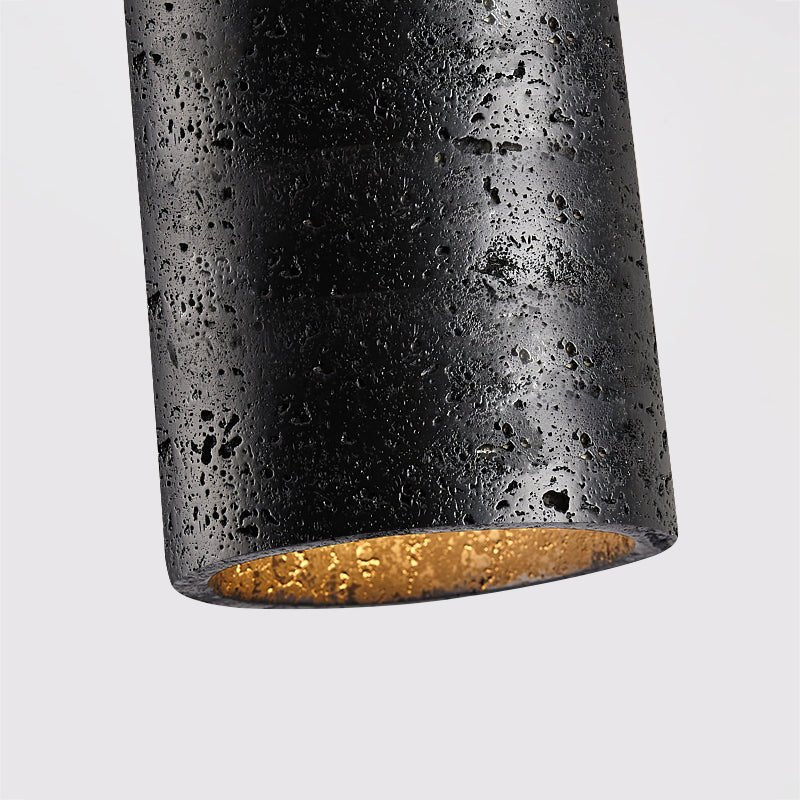 Draven Industrial Travertine Ceiling Light