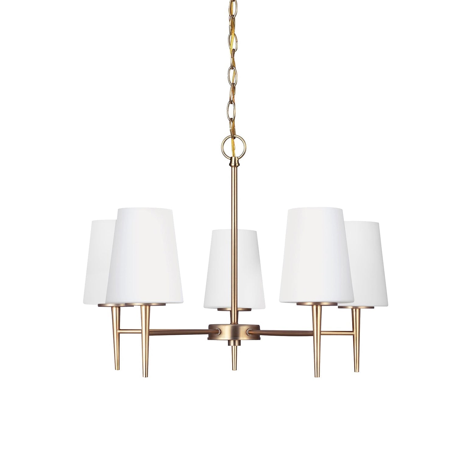 Gaze Elegance Vintage Brass Glass Chandelier - Letslighting