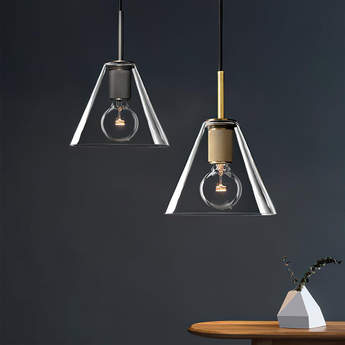 Pendant Lamp Brass Minimalist Fixture for Dining or Kitchen - Letslighting