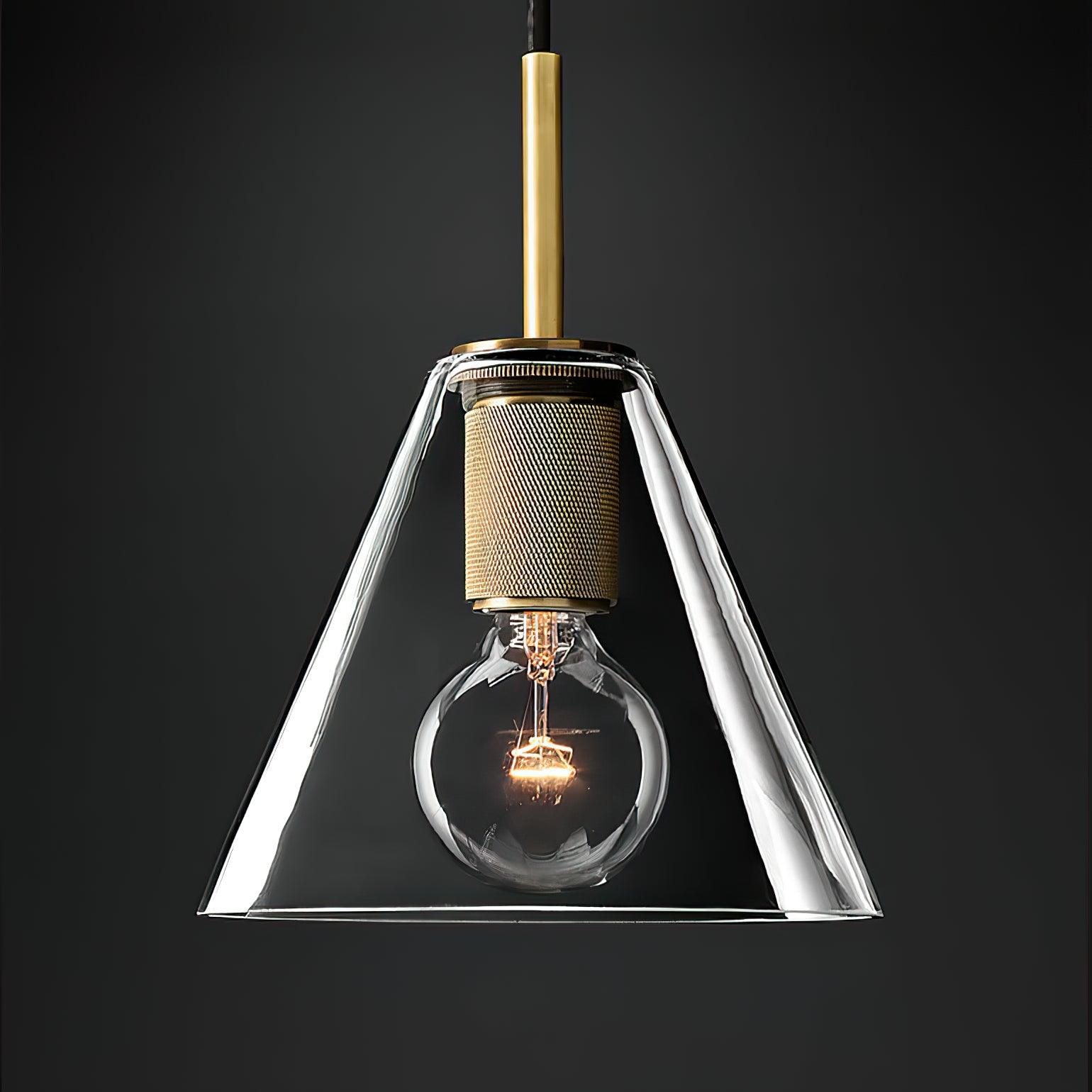 Pendant Lamp Brass Minimalist Fixture for Dining or Kitchen - Letslighting