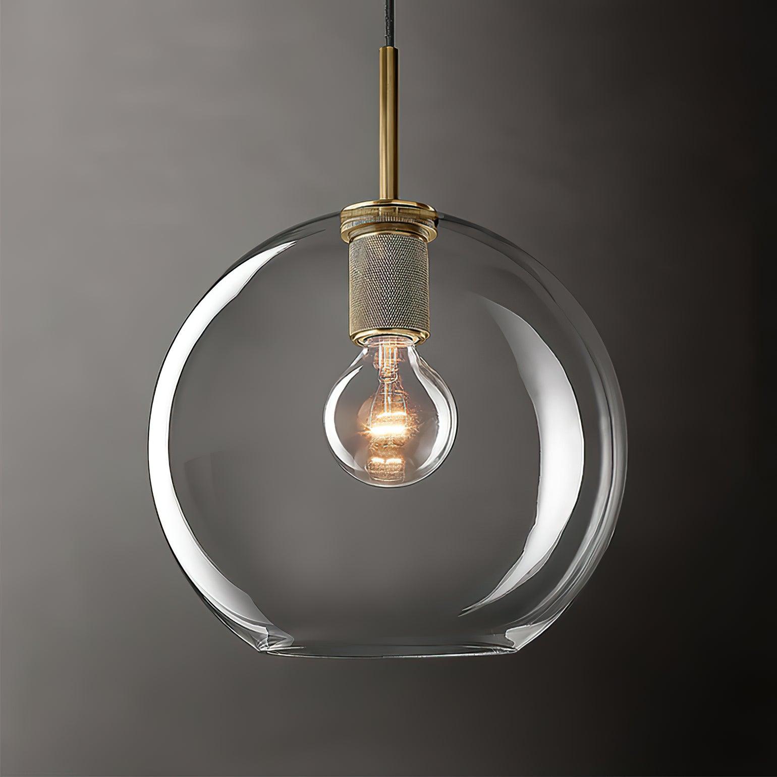 Pendant Lamp Brass Minimalist Fixture for Dining or Kitchen - Letslighting
