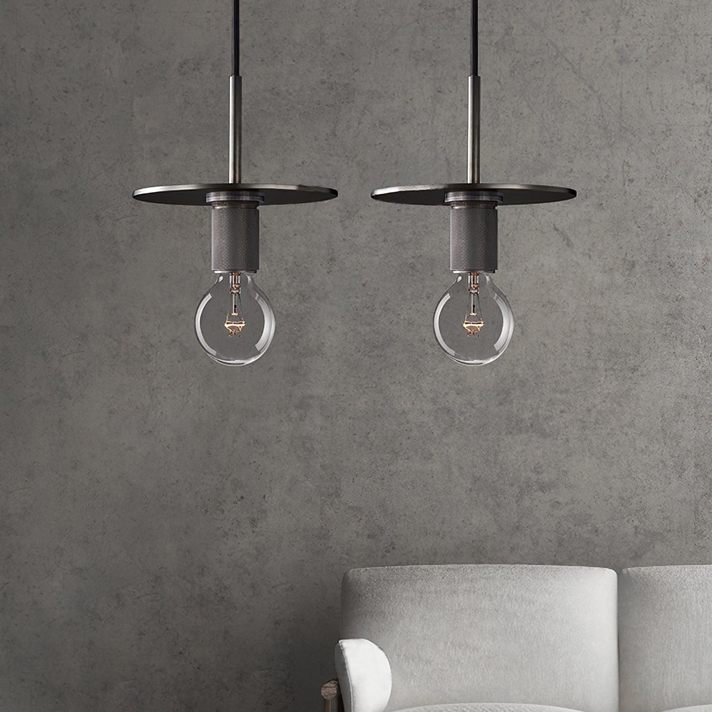 Pendant Lamp Brass Minimalist Fixture for Dining or Kitchen - Letslighting