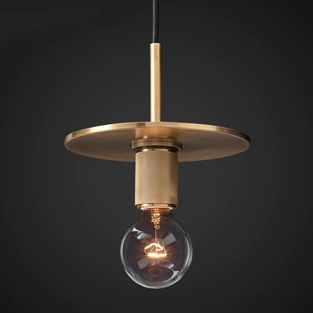 Pendant Lamp Brass Minimalist Fixture for Dining or Kitchen - Letslighting