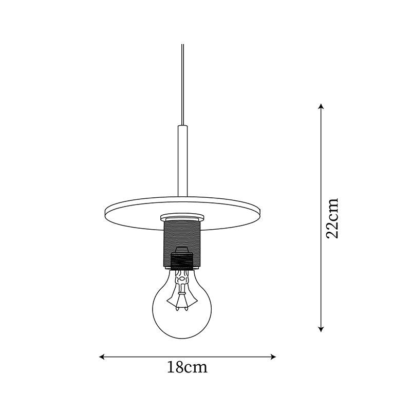 Pendant Lamp Brass Minimalist Fixture for Dining or Kitchen - Letslighting